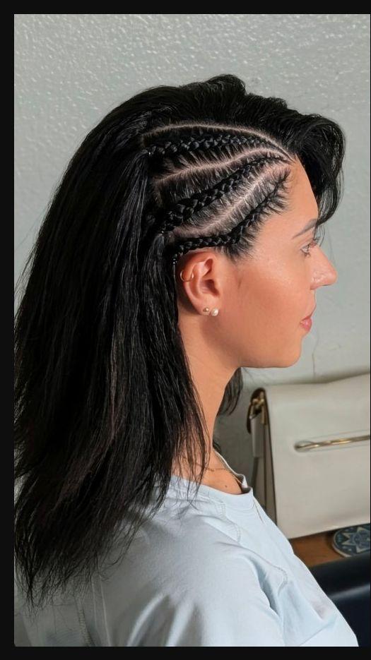 Long knotless box braids